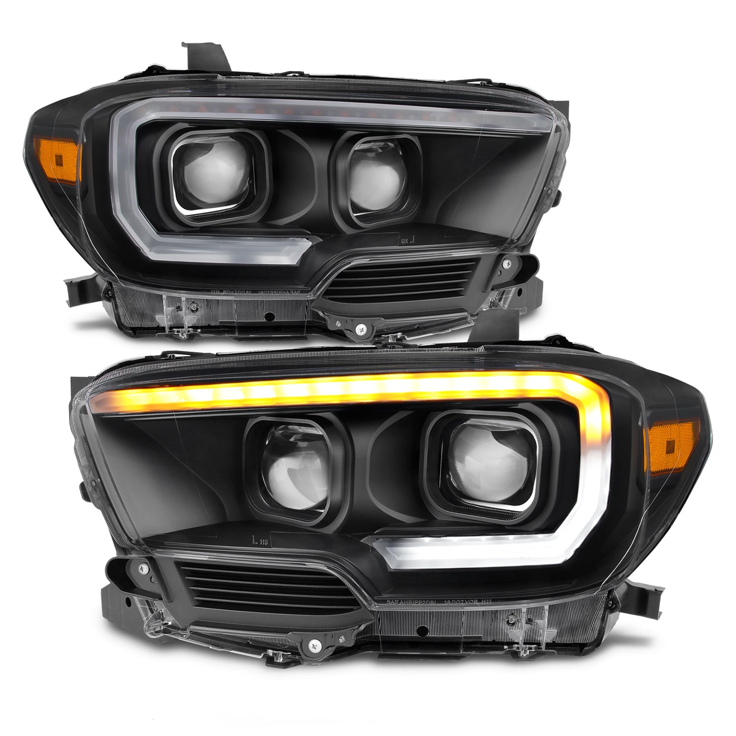  AKKON - For Cadillac Escalade Chrome Clear Halogen Type  Headlights Front Lamps Replacement Pair Left + Right : Automotive