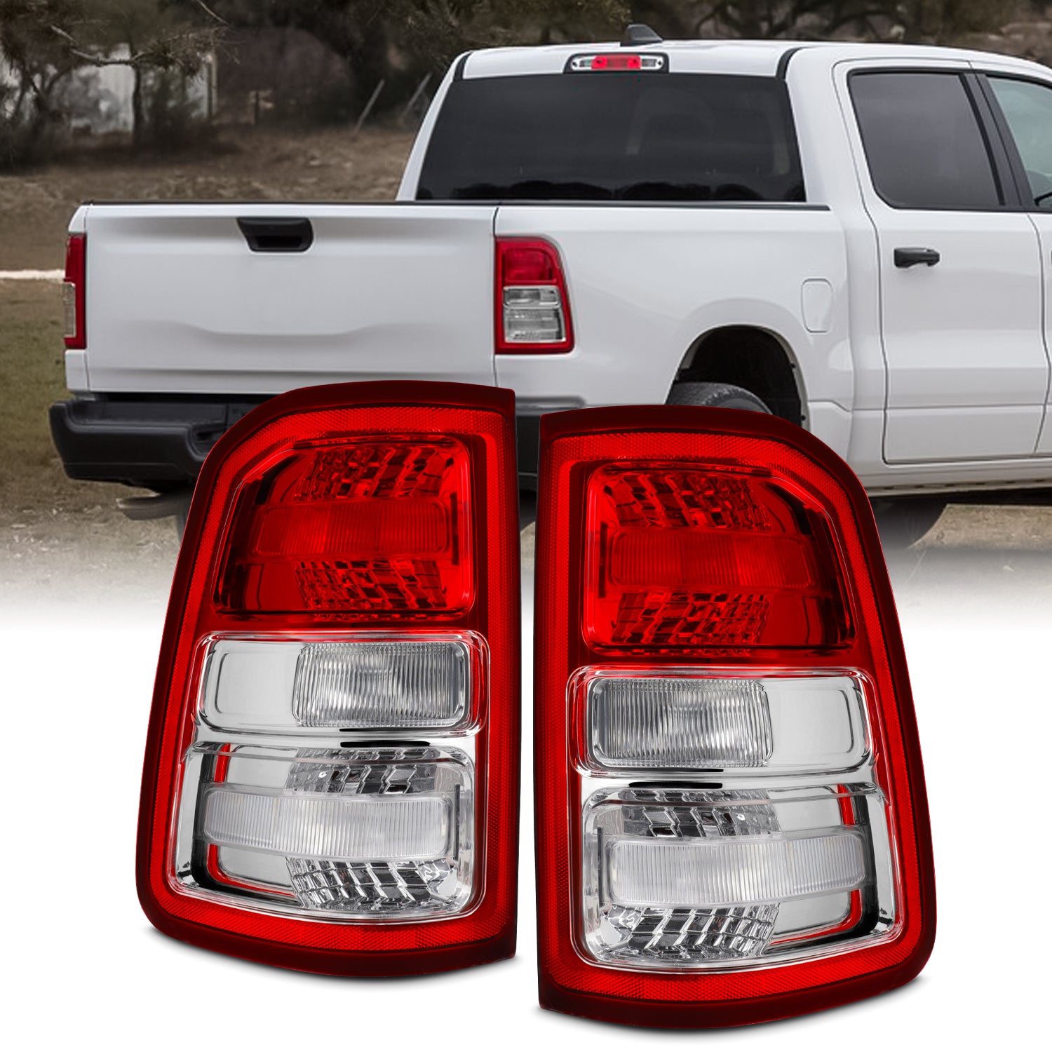 AKKON - Fit 2019-2023 Dodge Ram 1500 Big Horn/Tradesman [Halogen Type]