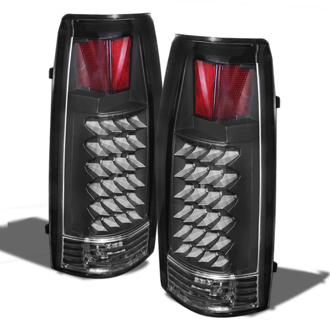 AKKON - For Black 88-98 Chevy/GMC C/K 10 Pickup Tail Lights Brake Lamp