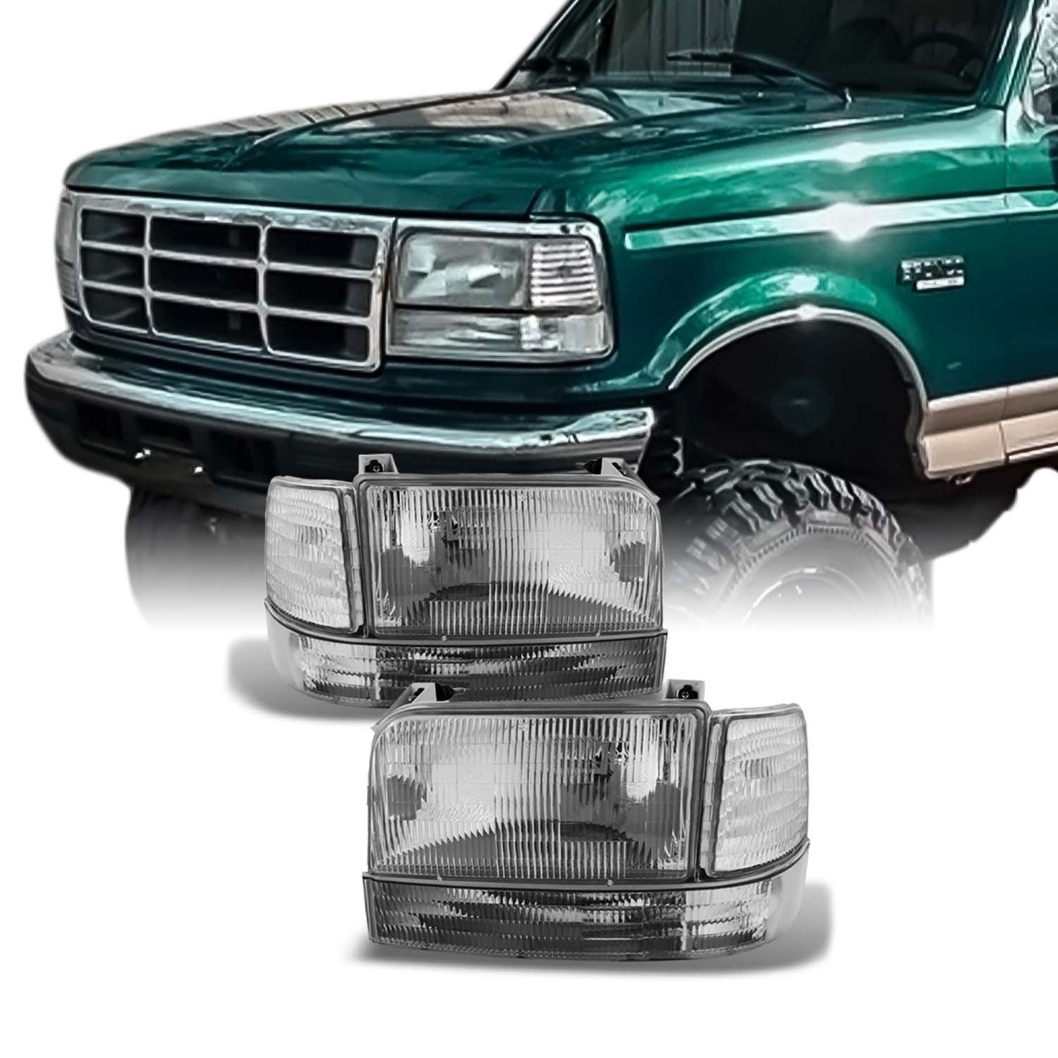 1995 ford f250 deals headlights