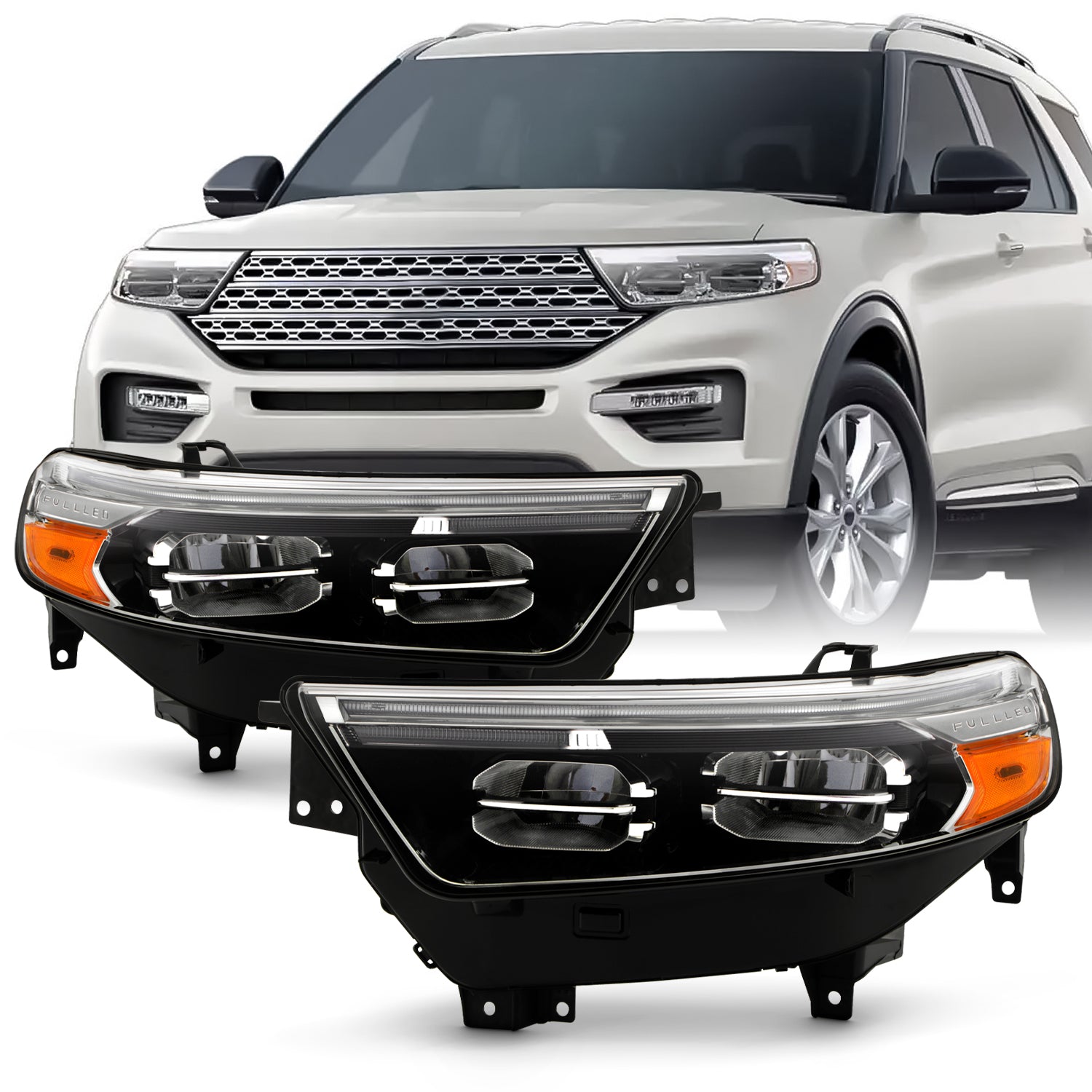AKKON - Fit 2020 2021 2022 2023 Ford Explorer XLT/Limited non-Adaptive