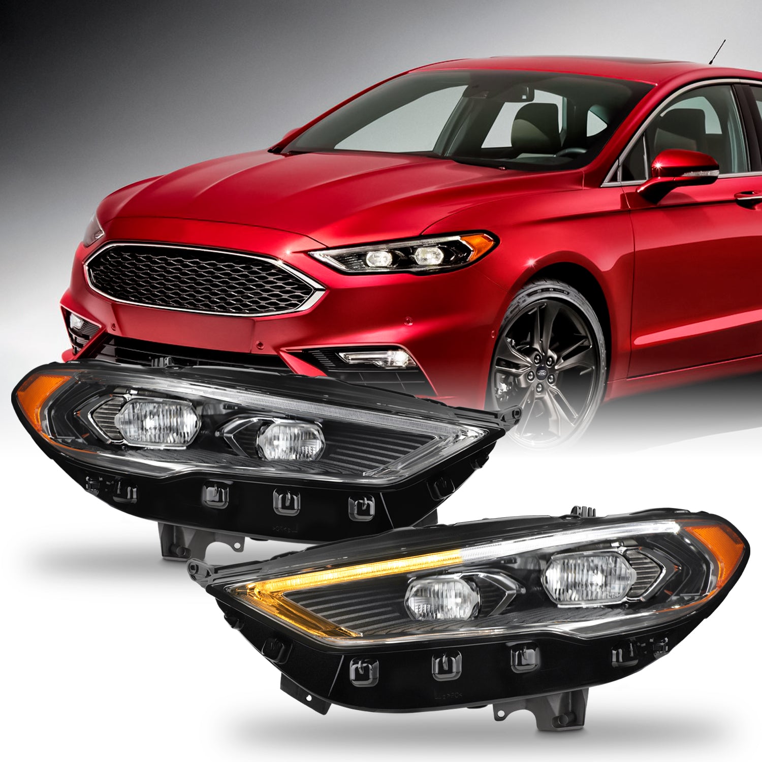 2017 ford deals fusion led headlights