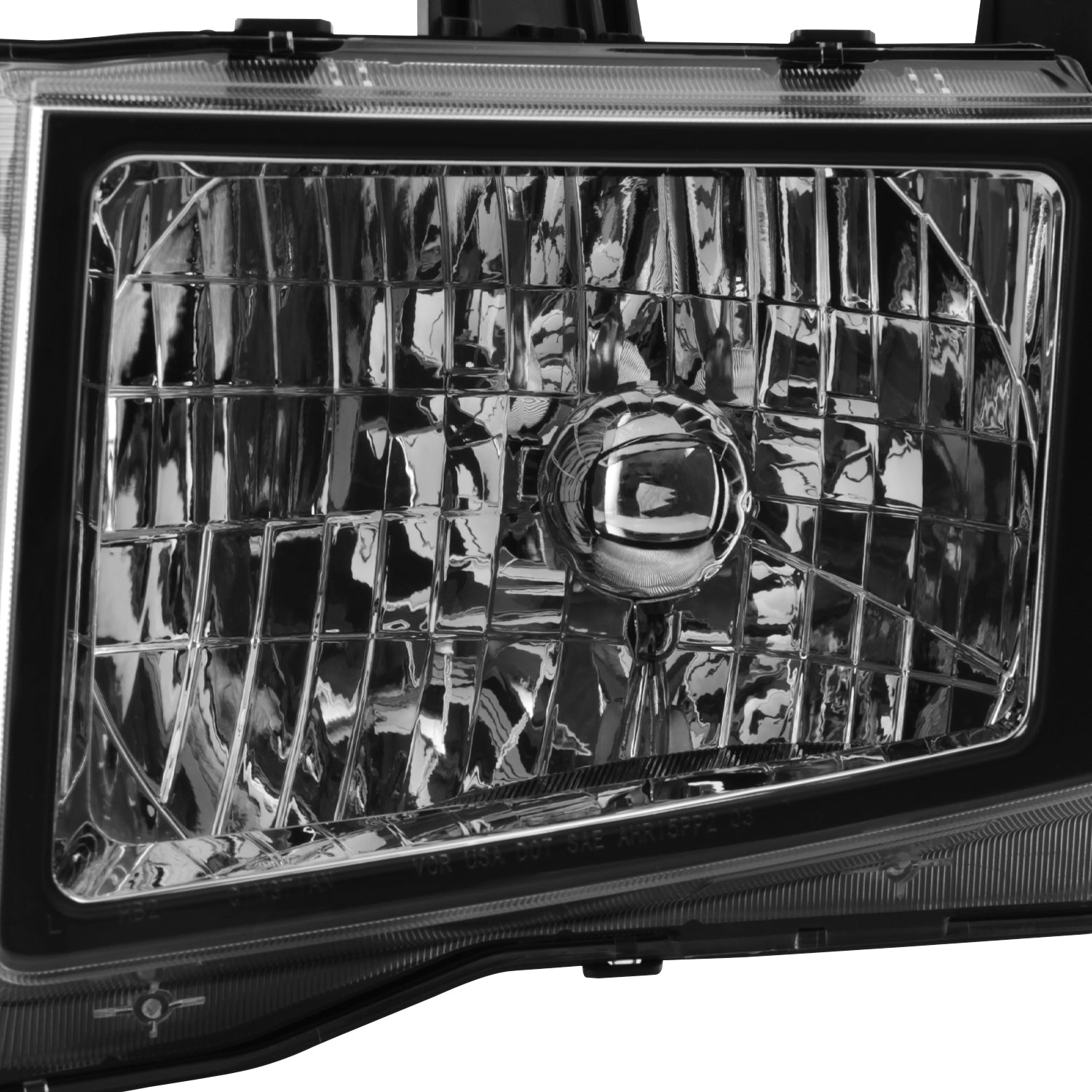 AKKON - For Honda Ridgeline OE Replacement Black Bezel Headlights Driv