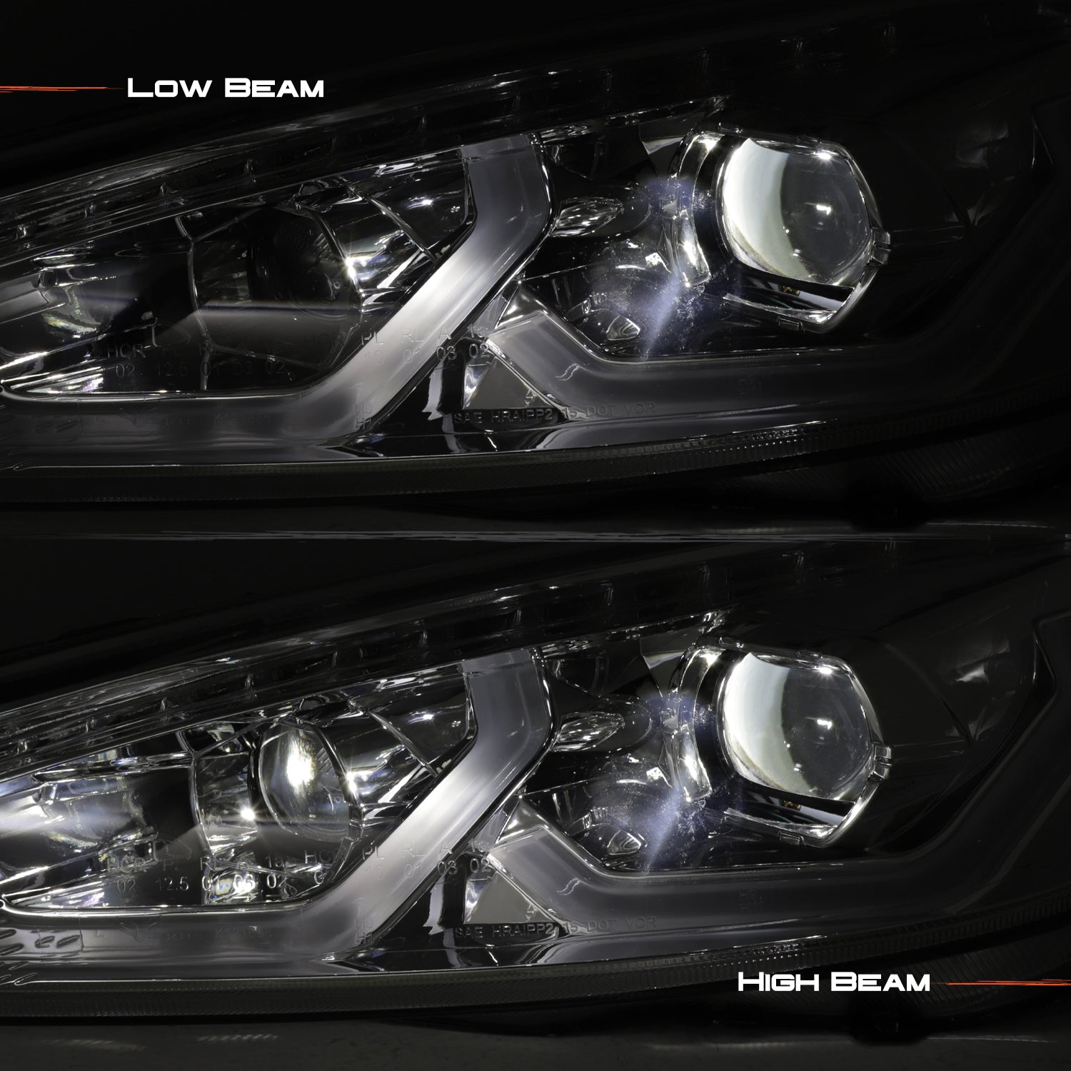 AKKON - For 2015-2018 Ford Focus Halogen Model Full LED Upgrade Sequen