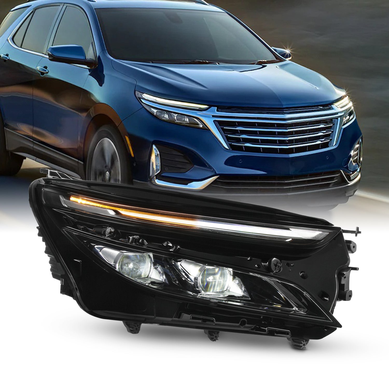 AKKON - Fit 2022-2023 Chevy Equinox 22-23 Premier [Full LED] Projector