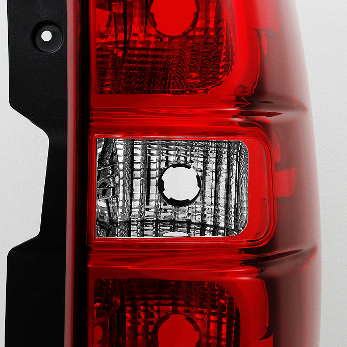 AKKON - For Chevy Tahoe Suburban Red Clear Rear Tail Lights Brake Lamp