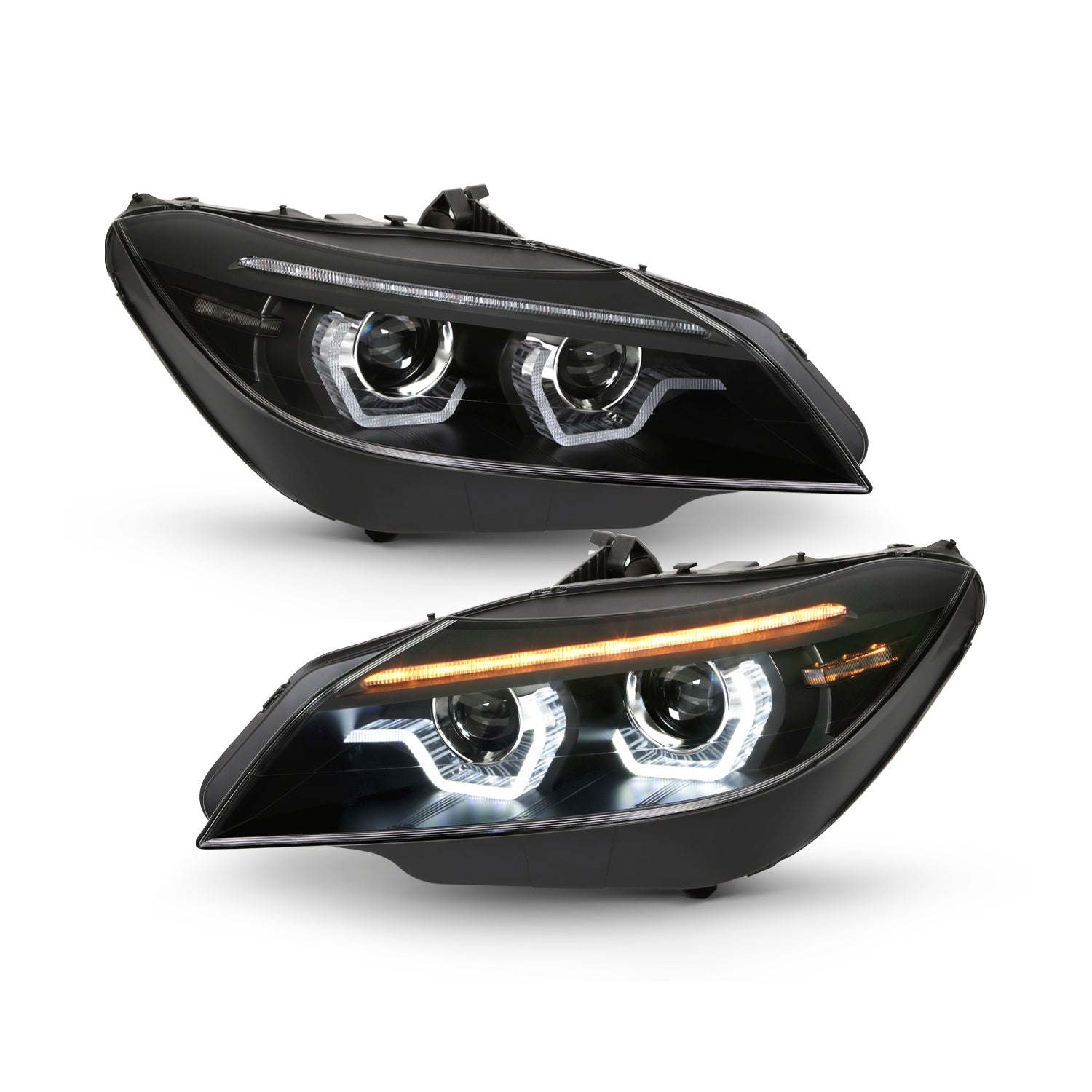 AKKON - Fits 2009-2013 BMW Z4 HID/Xenon AFS Projector Black Headlights