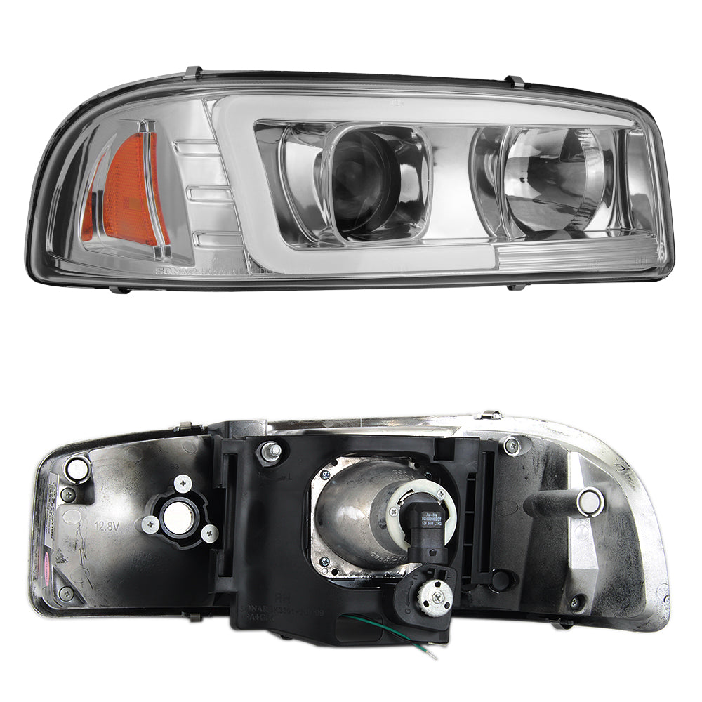 AKKON - For 1999-2006 GMC Sierra 1500 2500HD 3500 C3 Yukon XL Tube LED