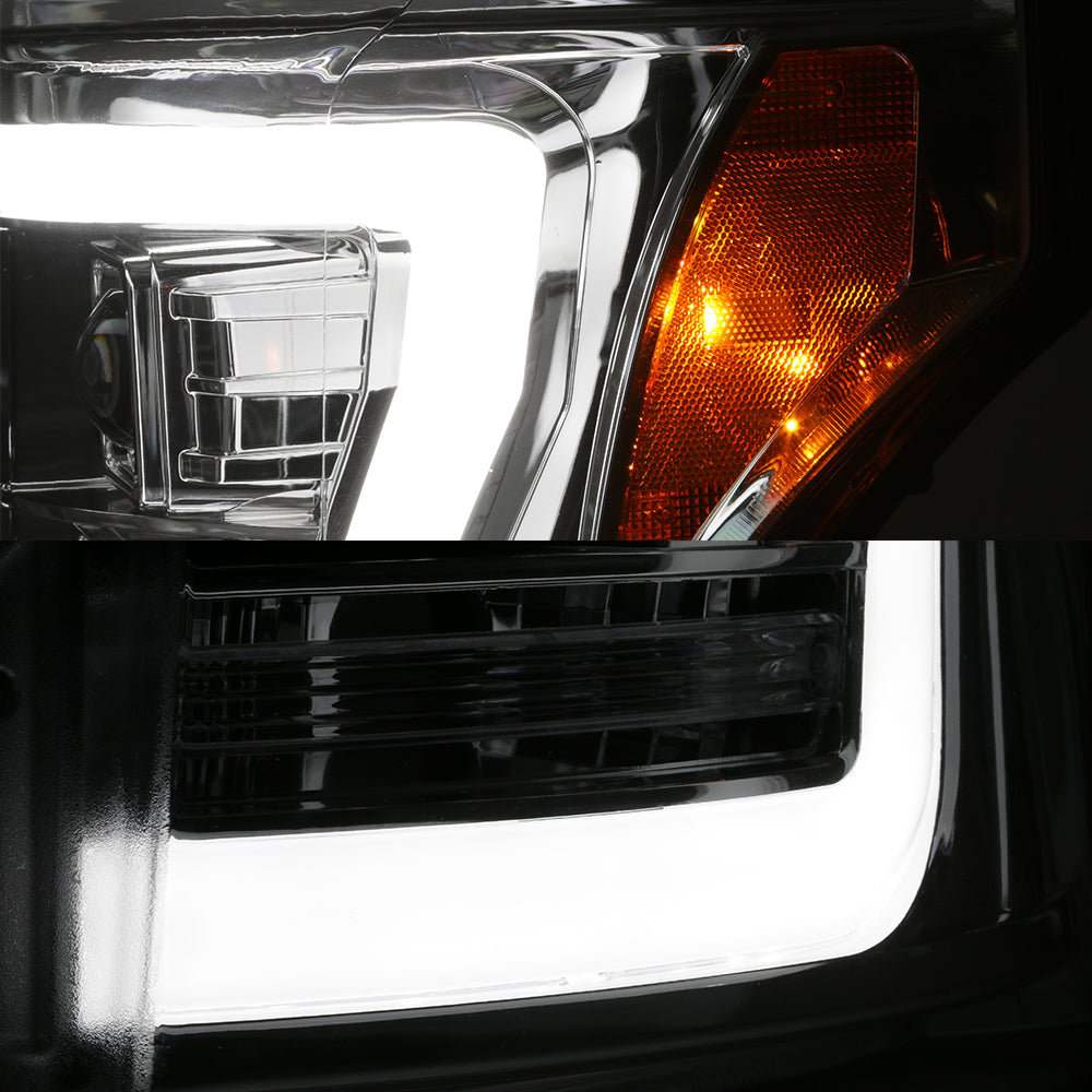 AKKON - For 2011-2016 Ford F250 F350 F450 F550 Superduty LED Tube Chro