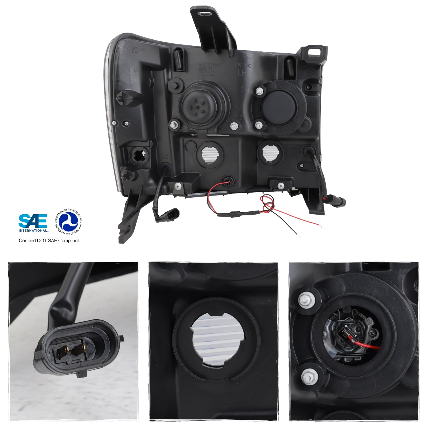 AKKON - Fit 2007-2013 GMC Sierra 1500/2500/3500/2500HD/3500HD Denali H