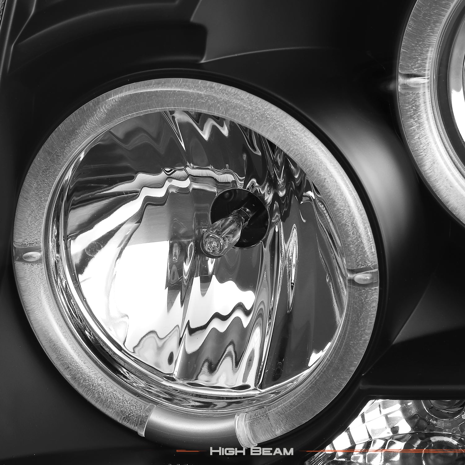 AKKON - For Toyota Tacoma 2/4WD Black Bezel Dual Halo Ring Design Proj