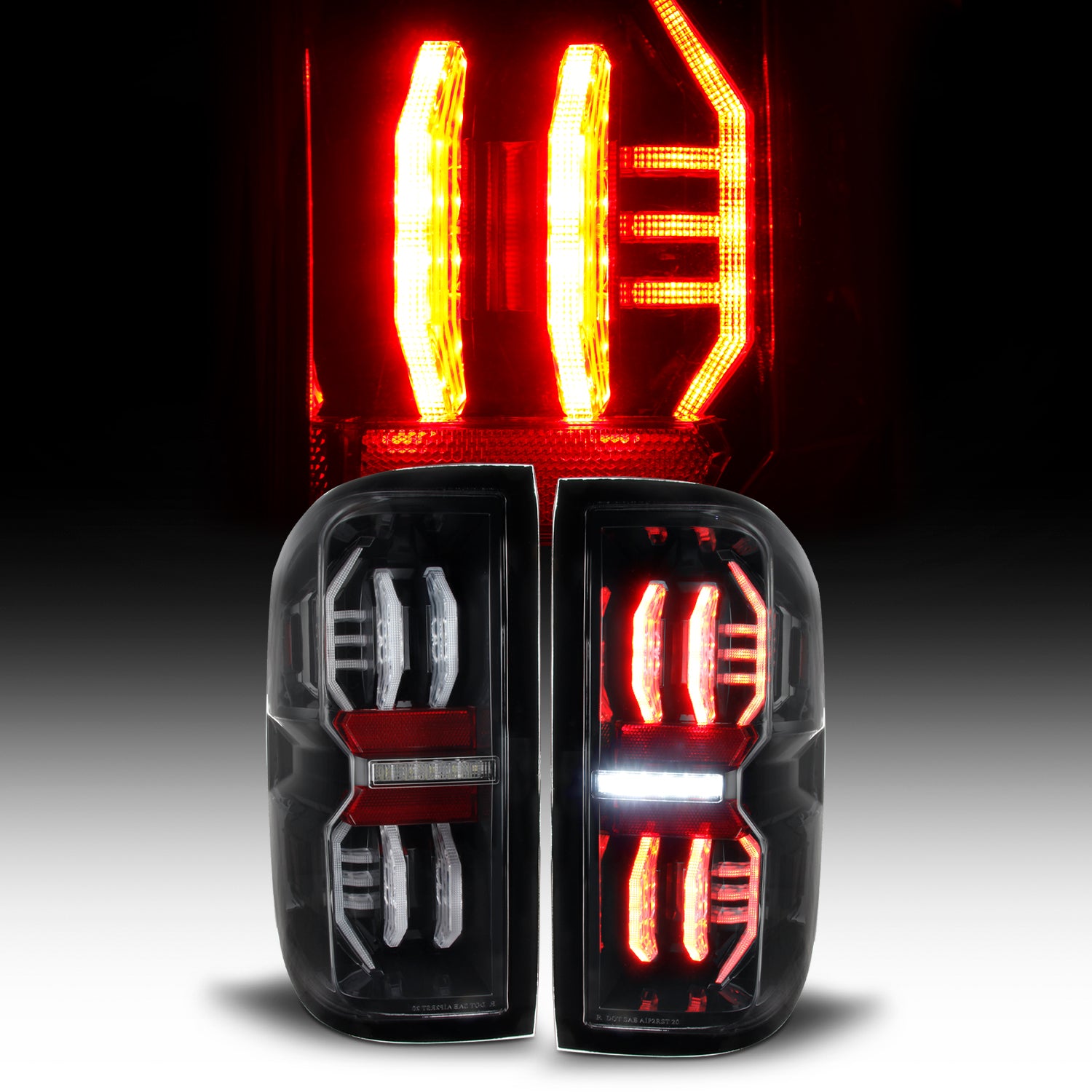 AKKON - Fits 2014-2018 Chevy Silverado 1500 2500HD 3500HD 3D LED DRL [