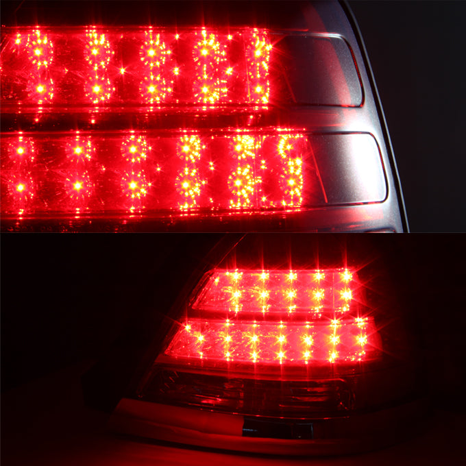 AKKON - For Smoked 98-11 Crown Victoria LED Tail Lights Brake Lamp Rep