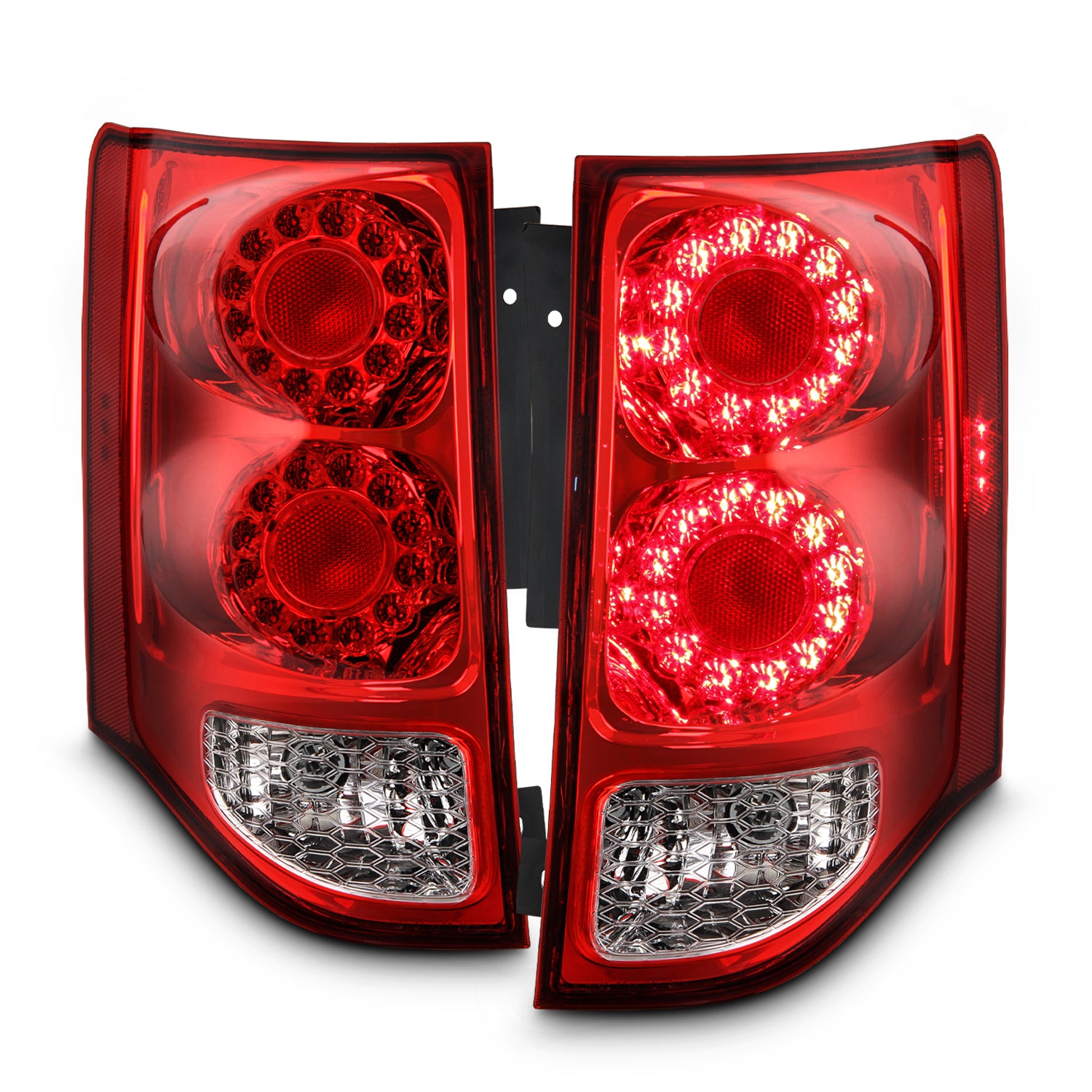 新作入荷!!】 USテールライト Dodge Ram 1500 2500 3500 2ペアのためのAnzo 311052赤いクリアレンズ LEDテールライト Anzo 311052 Red Clear Lens Led Tail Lights for Dodge Ram 1500  2500 3500 2-Pair