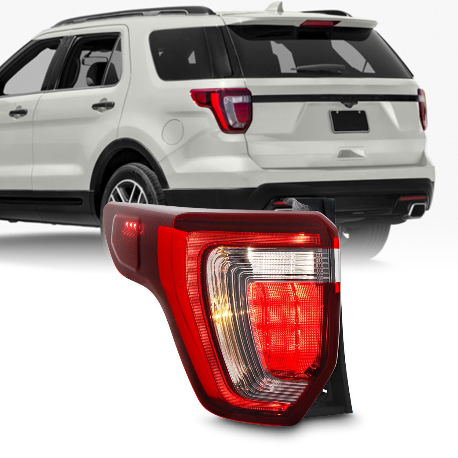 AKKON - Fit 2016-2019 Ford Explorer SPORT 16-19 LED Tail Light OE Styl