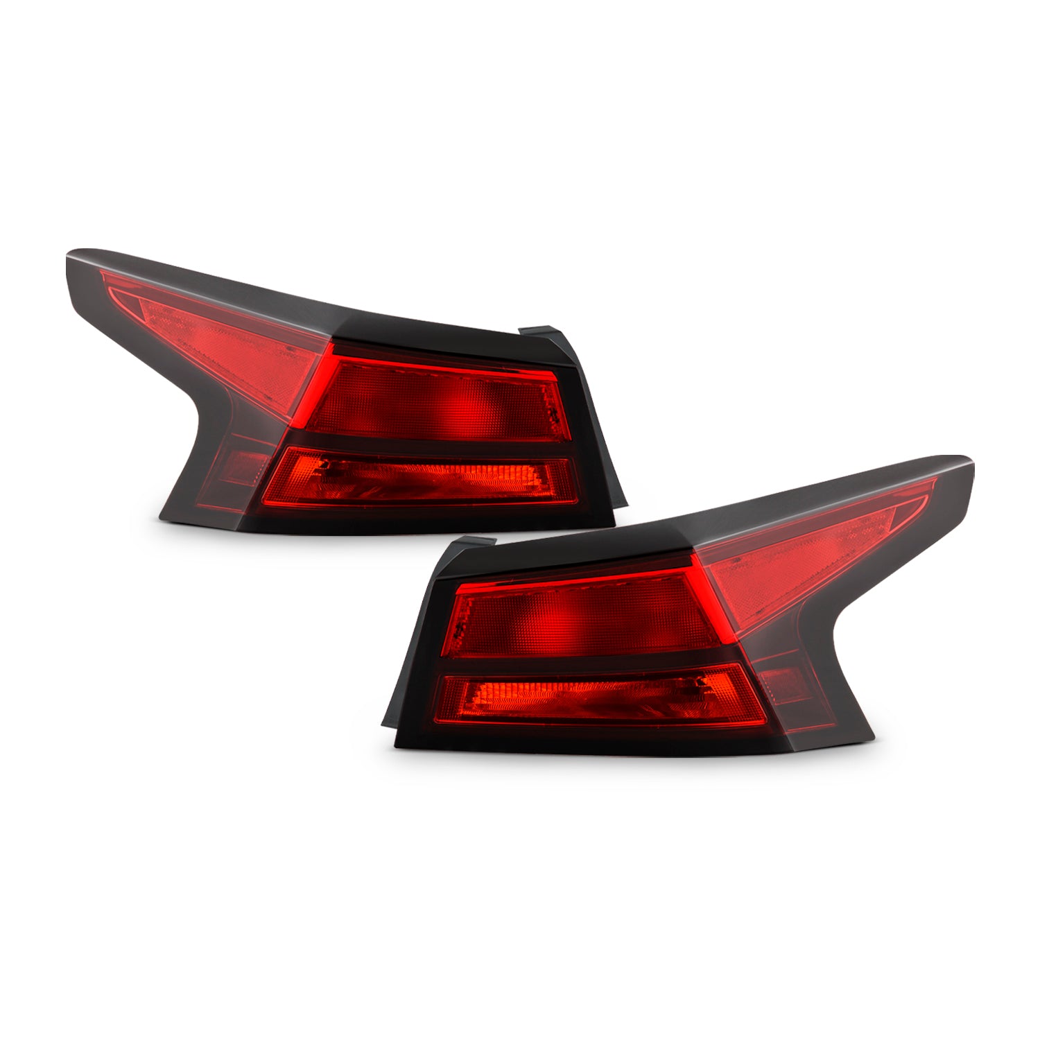 AKKON - Fits 2019-2022 Altima Sedan Model [Halogen Type] All Red Tail