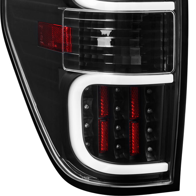 AKKON - For 2009-2014 Ford F150 Pickup Truck Black LED Tube Tail Light