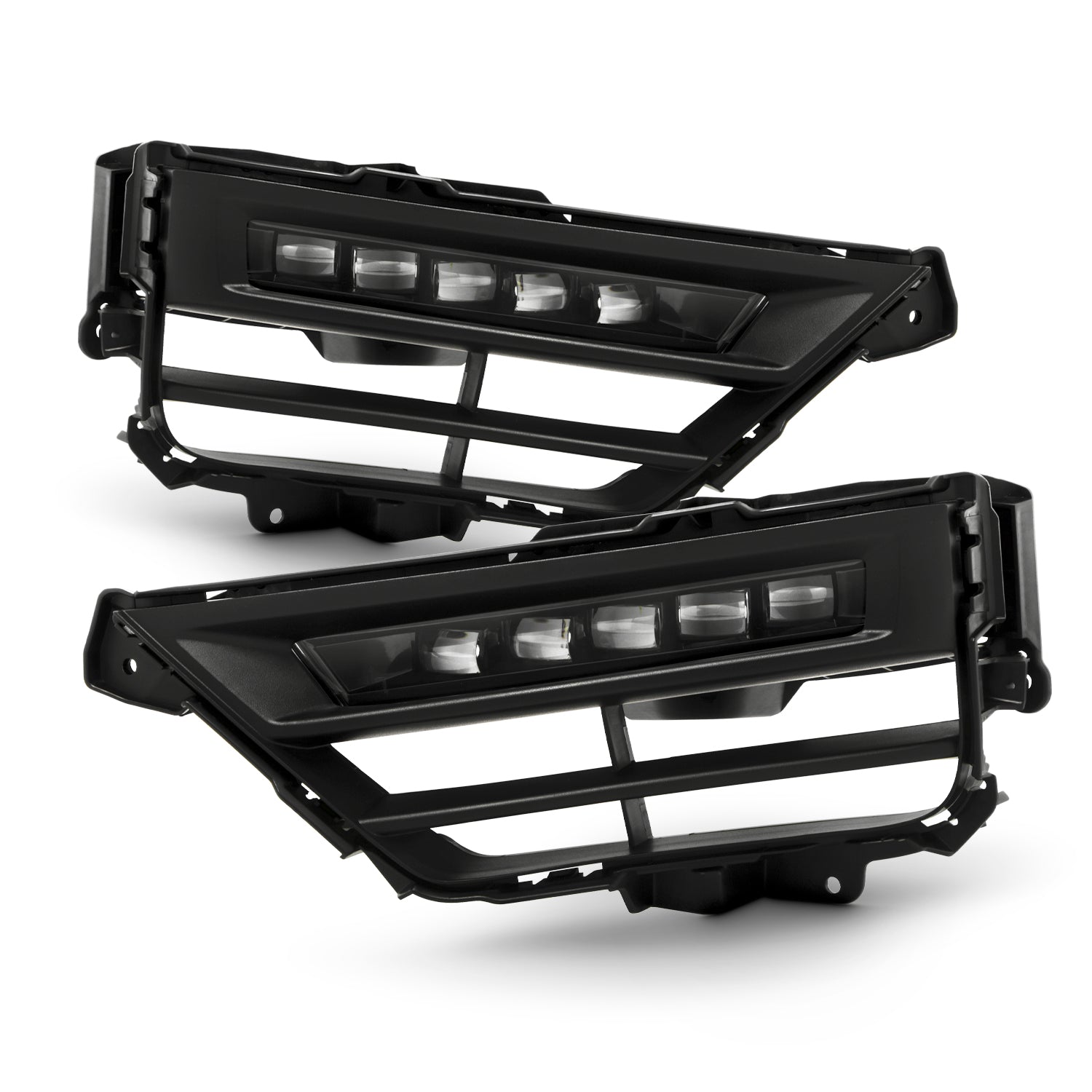 AKKON - Fits 2020-2021 Honda CR-V Hybrid Bumper Chrome Fog Lights Pair