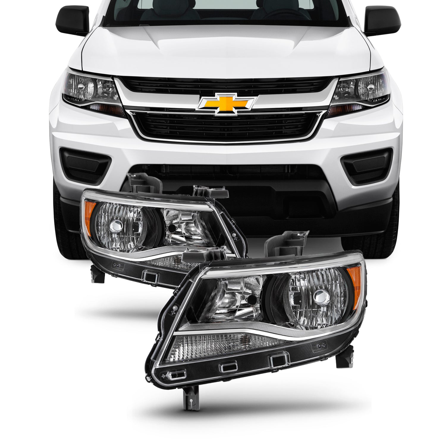 AKKON - For 2015-2022 Chevy Colorado Halogen Models Left+Right Side He