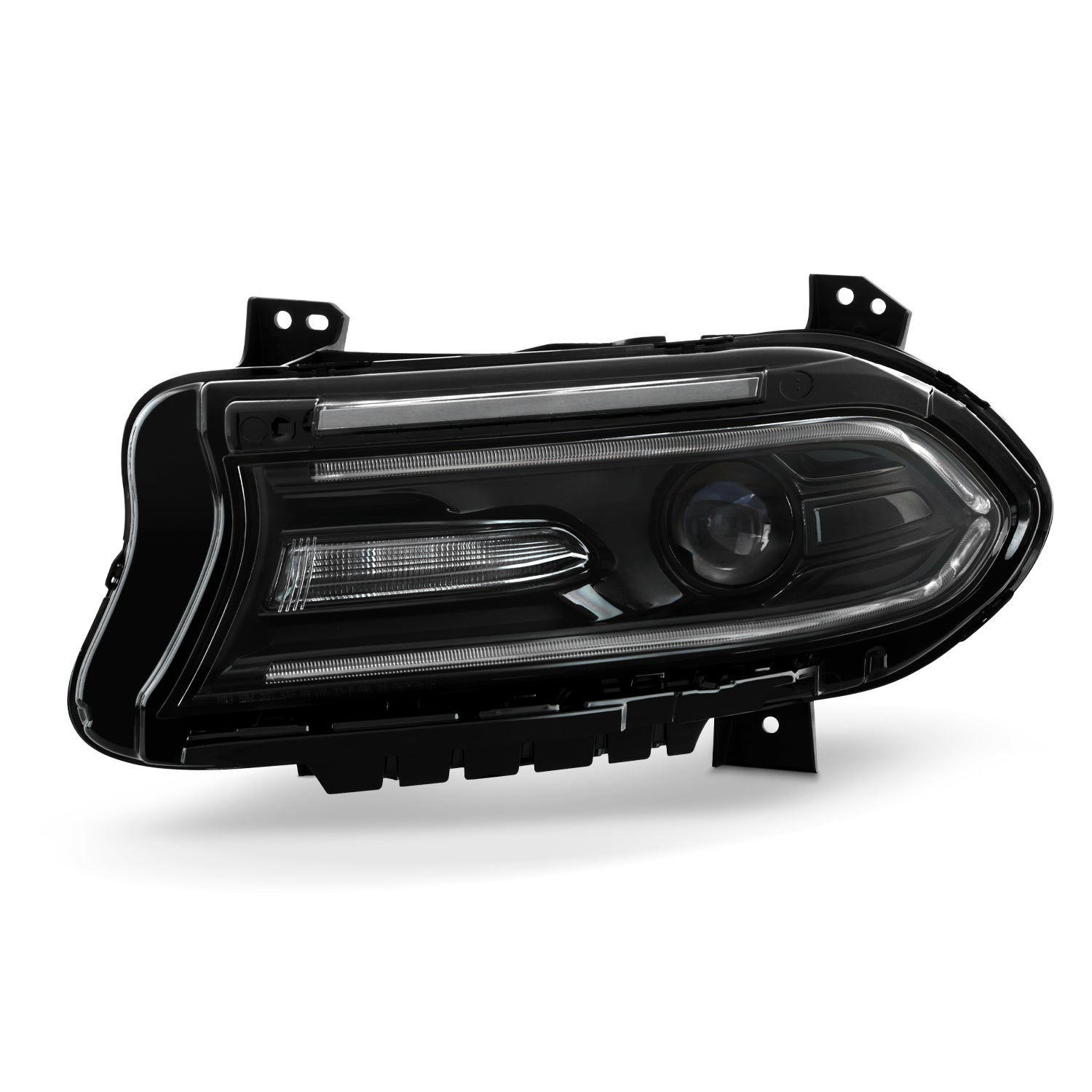 AKKON - Fits 2015-2021 Dodge Charger [HID/Xenon Type] Projector Black