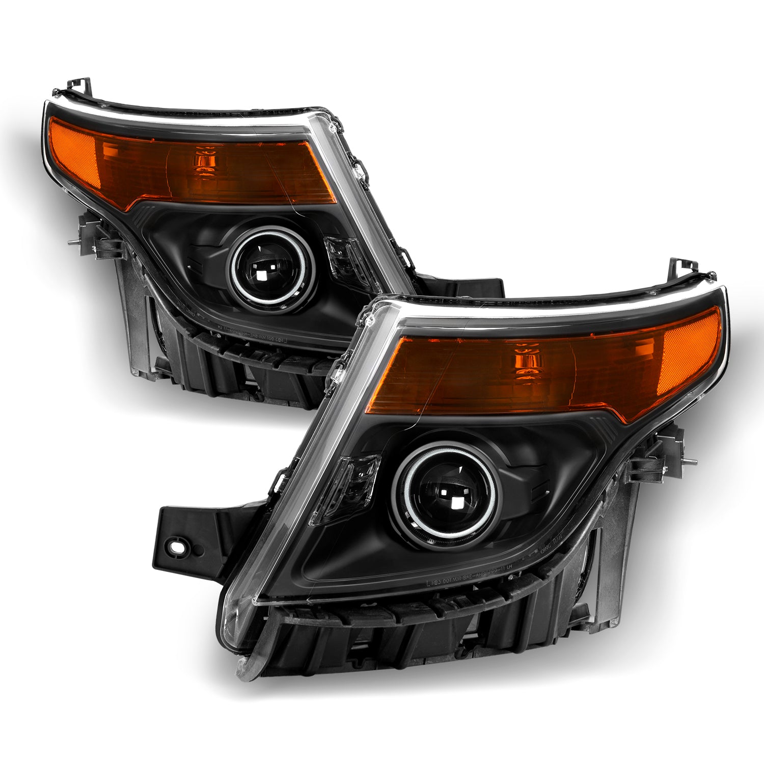 AKKON - Fits 2011-2015 Ford Explorer [Halogen Style] Projector Headlam