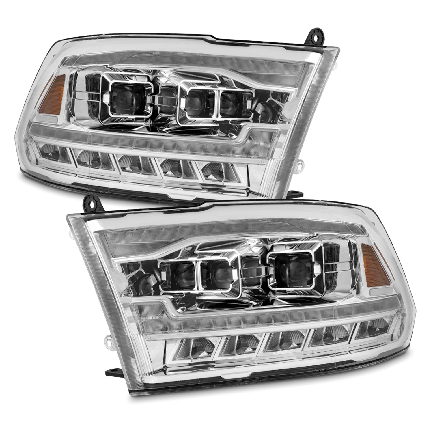 AKKON - [FULL LED High/Low] For 09-18 Dodge Ram 1500 2500 3500 Triple