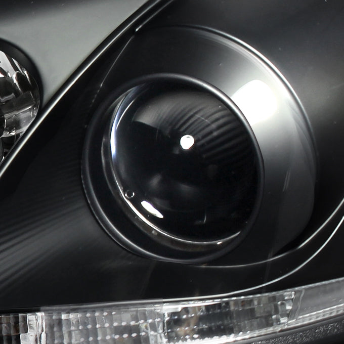 AKKON - For Lexus IS250 IS350 2IS Black Bezel Halo Projector DRL Dayli