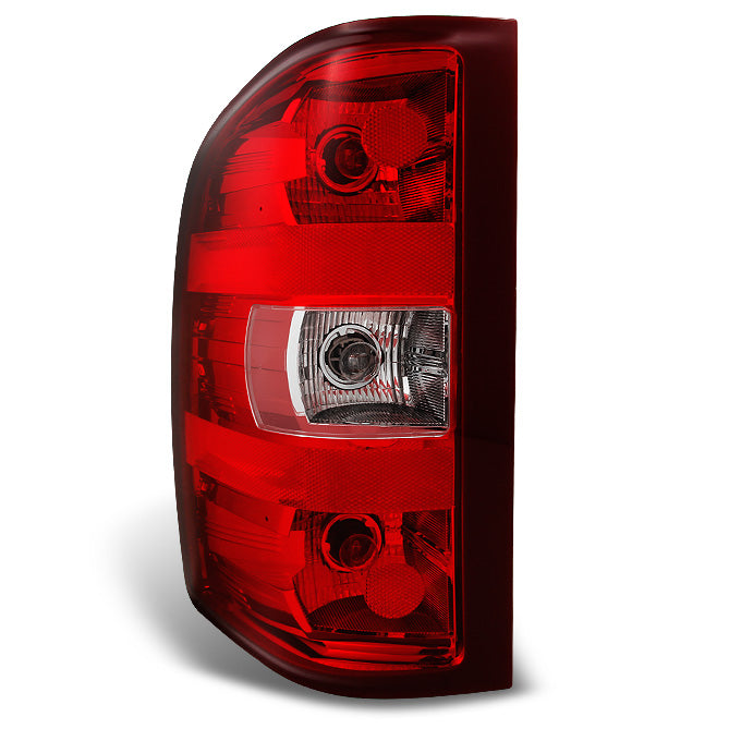 AKKON - For Chevy Silverado Pickup Truck Red Clear Tail Light Tail Lam