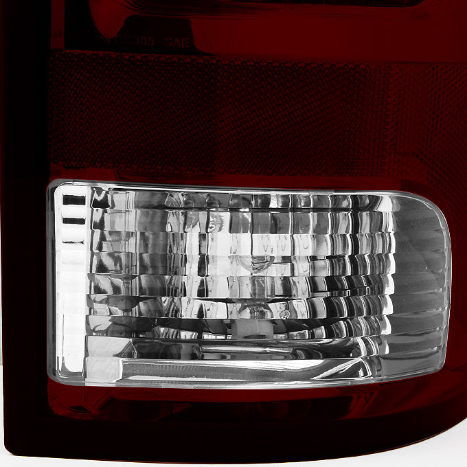 AKKON - For 09 10-18 Dodge Ram 1500/2500/3500 Pickup Rear Dark Red Smo
