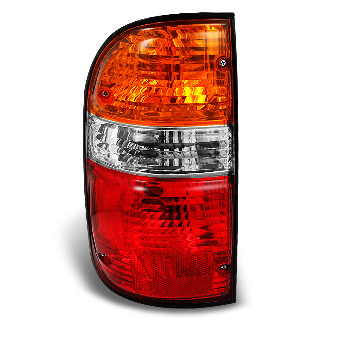AKKON - For 01-04 Toyota Tacoma Pickup Red Amber Rear Tail Light Brake