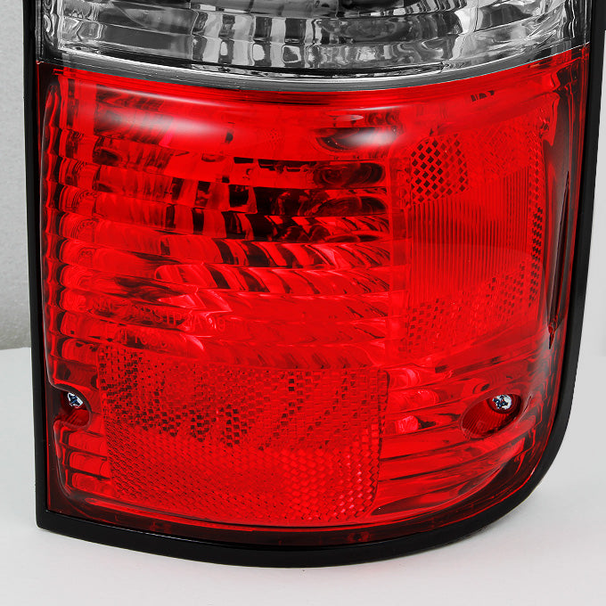 AKKON - For 01-04 Toyota Tacoma Pickup Red Amber Tail Light Brake Lamp