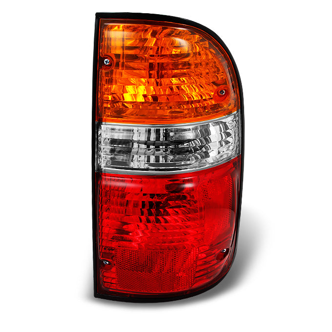 AKKON - For 01-04 Toyota Tacoma Pickup Red Amber Tail Light Brake Lamp